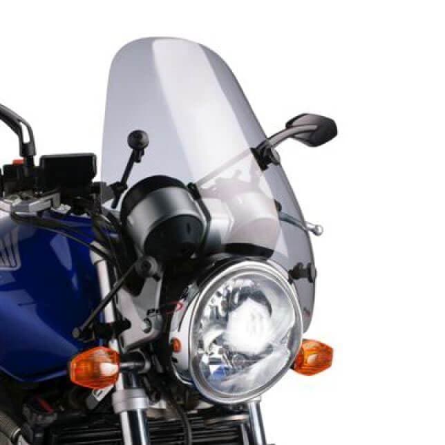 Puig Custom 1 Handlebar Mounted Screen | Light Smoke-M0840H-Screens-Pyramid Motorcycle Accessories