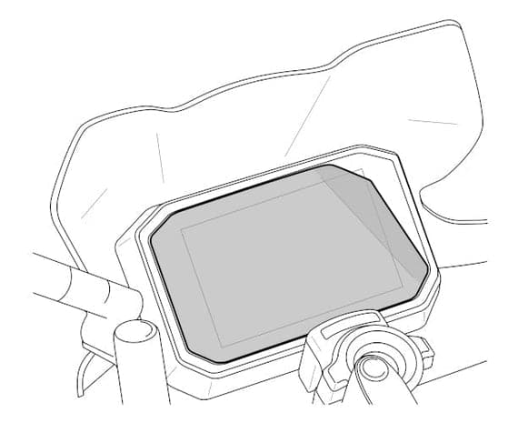 Puig Dashboard Protector | Clear | Aprilia Tuareg 660 2022>Current-M21733W-Dash Protectors-Pyramid Motorcycle Accessories