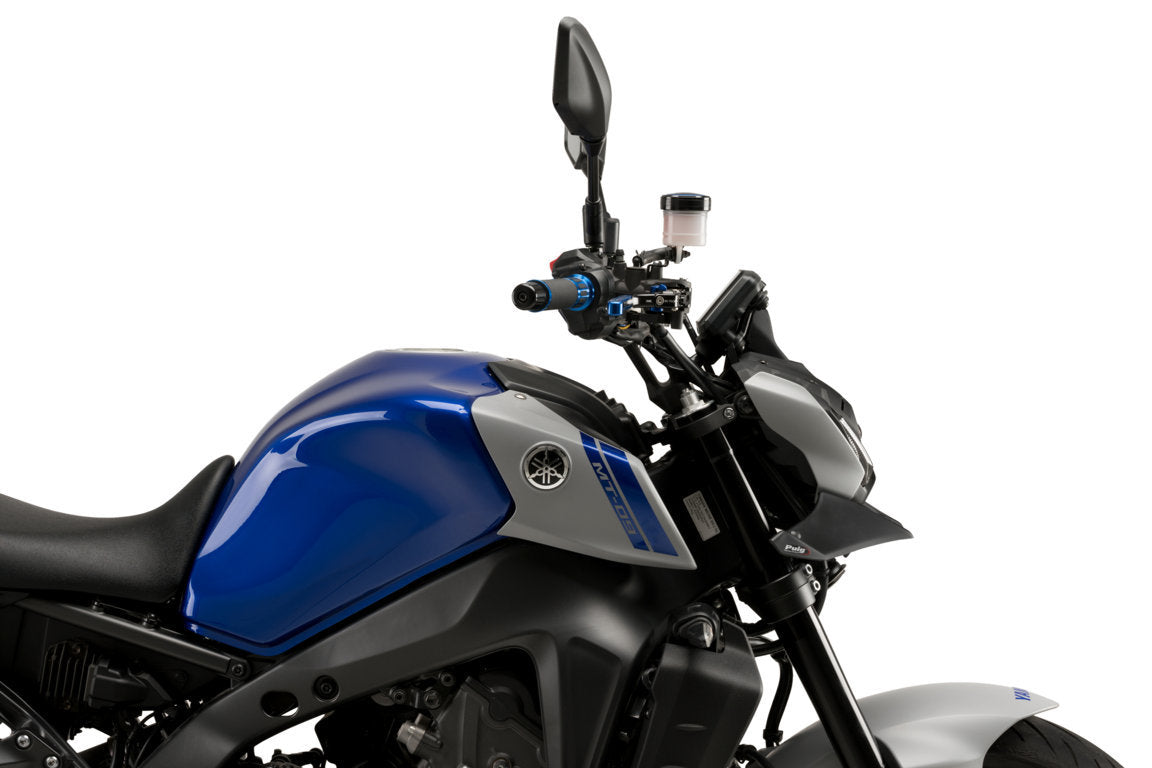 Puig Downforce Spoilers | Matte Black | Yamaha MT-09/MT-09 SP 2021>2023-M21133J-Side Spoilers-Pyramid Motorcycle Accessories