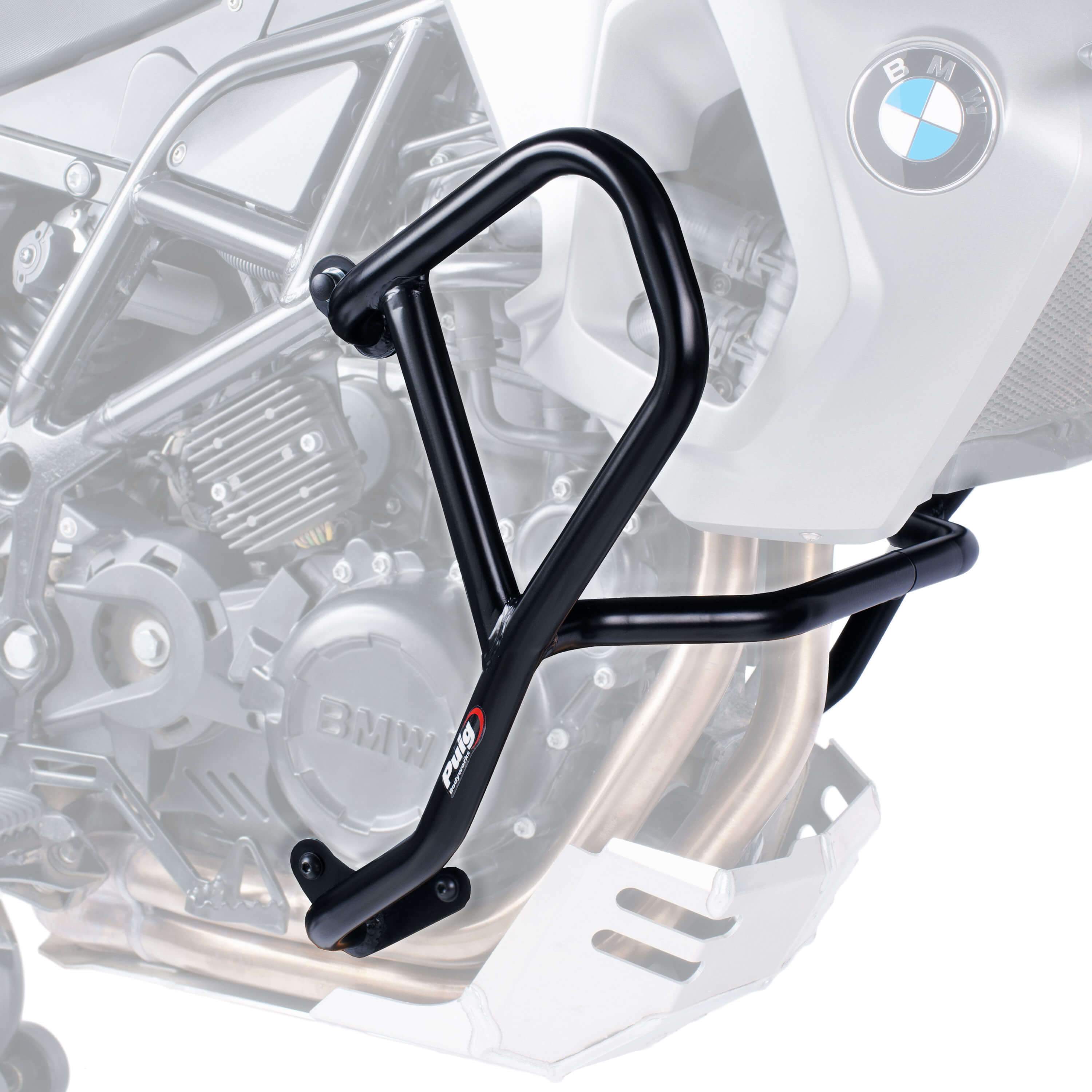 Puig Engine Guards | Black | BMW F 700 GS 2012>2017-Engine Guards-Pyramid Motorcycle Accessories