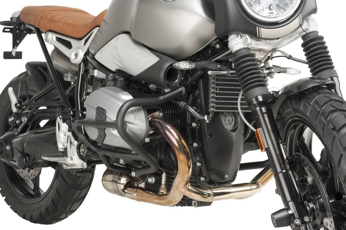 Puig Engine Guards | Black | BMW R nineT Urban G/S 2017>2020-Engine Guards-Pyramid Motorcycle Accessories