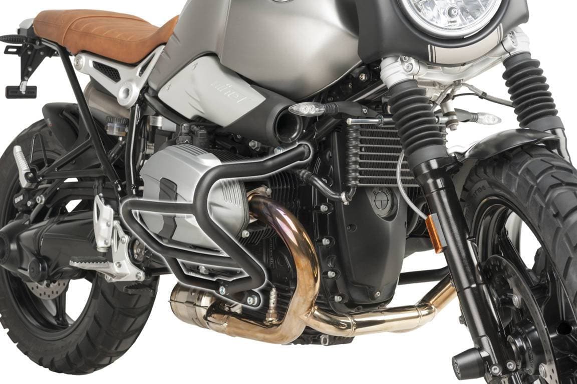 Puig Engine Guards | Black | BMW R nineT Urban G/S 2017>2020-Engine Guards-Pyramid Motorcycle Accessories