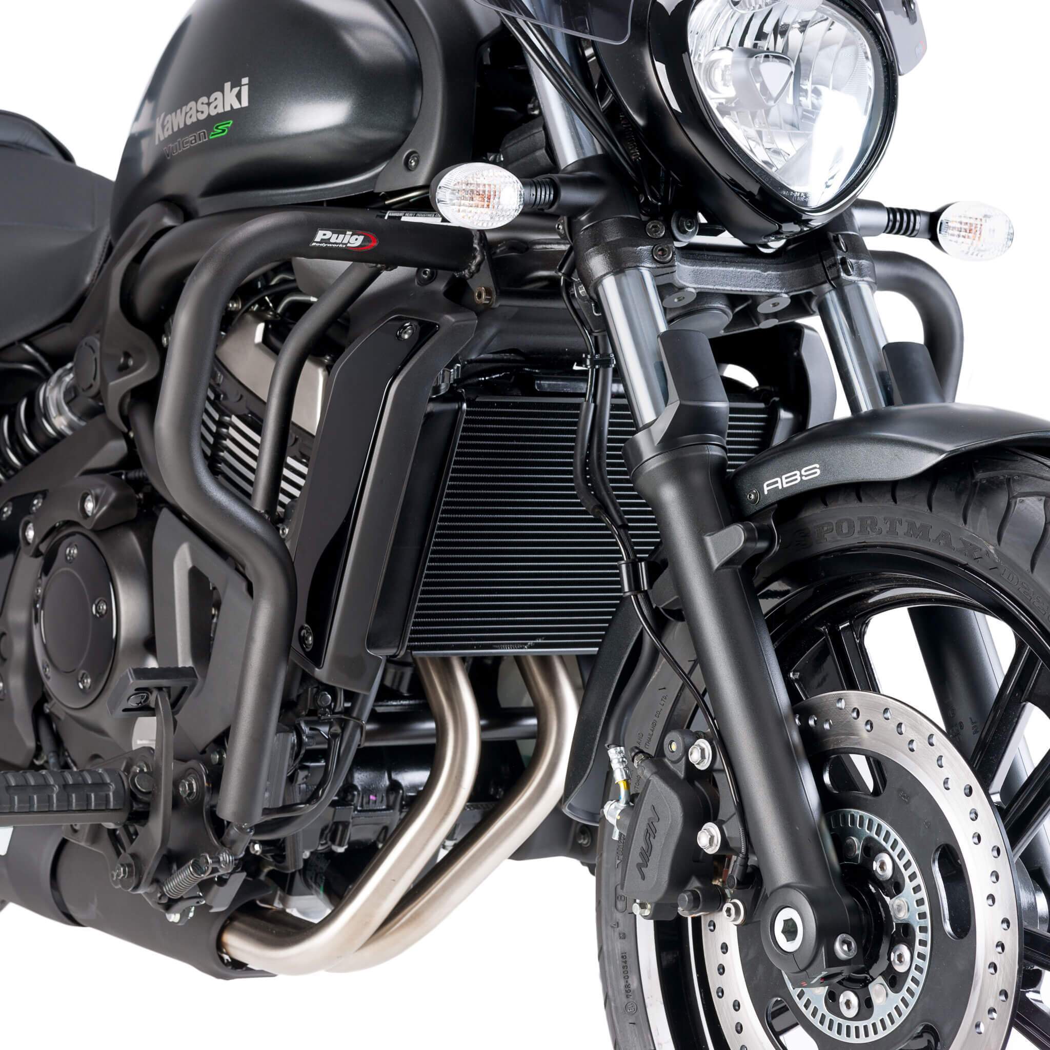 Puig Engine Guards | Black | Kawasaki Vulcan S Cafe 2017>2020 -  Shop name