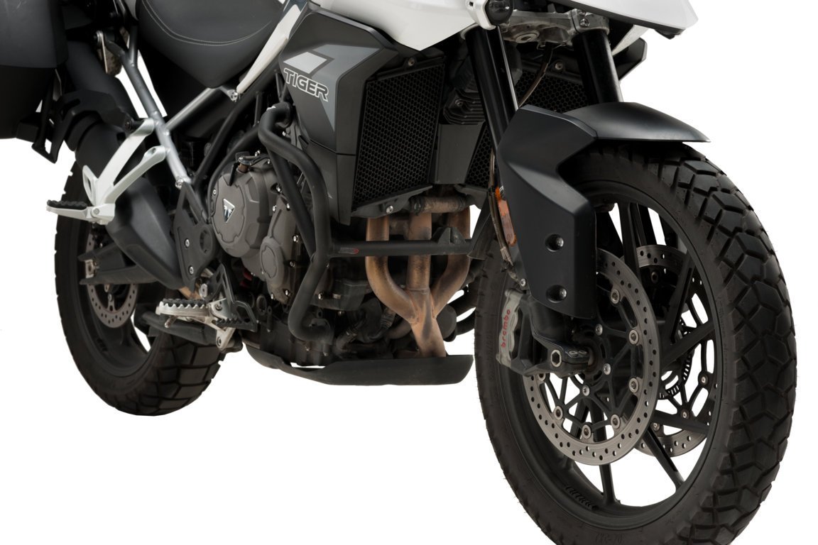 Puig Engine Guards | Black | Triumph Tiger 900 GT Pro 2020>2024-M20384N-Engine Guards-Pyramid Motorcycle Accessories