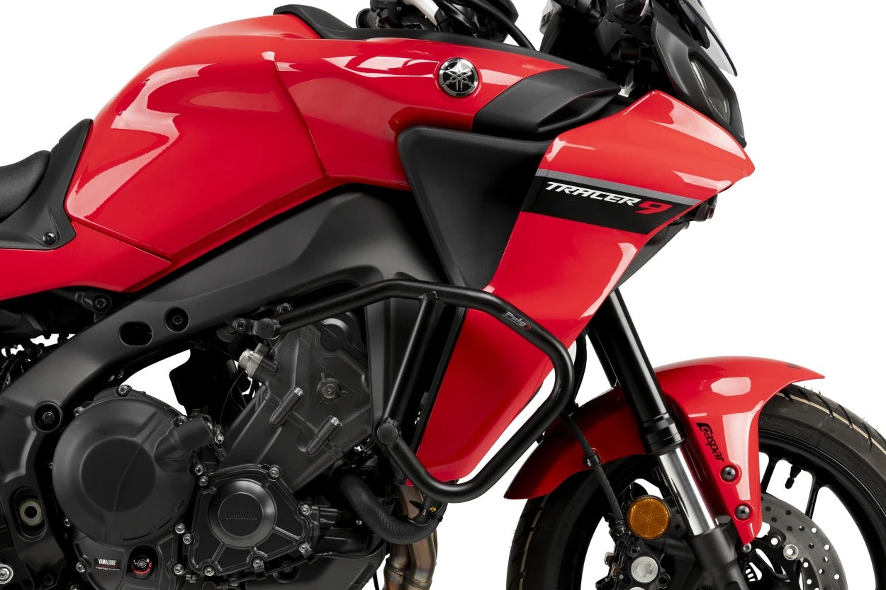 Puig Engine Guards | Black | Yamaha Tracer 9 GT+ 2023>Current -  Shop name
