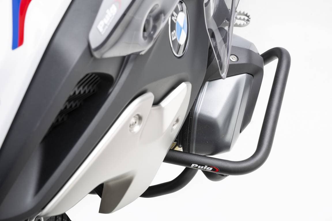 Puig Engine Guards | Low Black | BMW R 1250 GS Adventure 2018>2024-Engine Guards-Pyramid Motorcycle Accessories