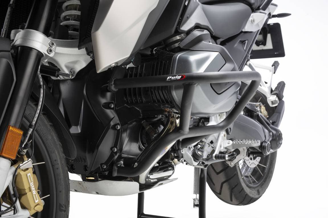 Puig Engine Guards | Low Black | BMW R 1250 GS Adventure 2018>2024-Engine Guards-Pyramid Motorcycle Accessories