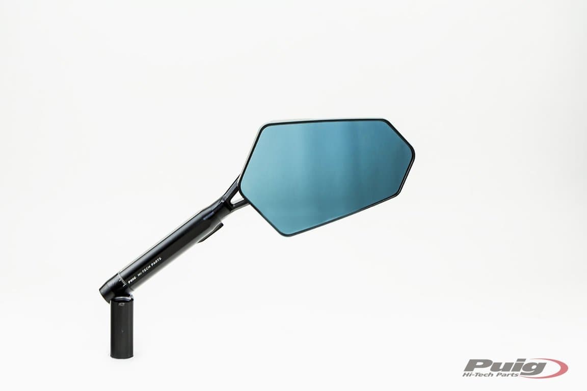 Puig Explorer Mirror Right - M10 Fitment | Black-M010NN-Mirrors-Pyramid Motorcycle Accessories