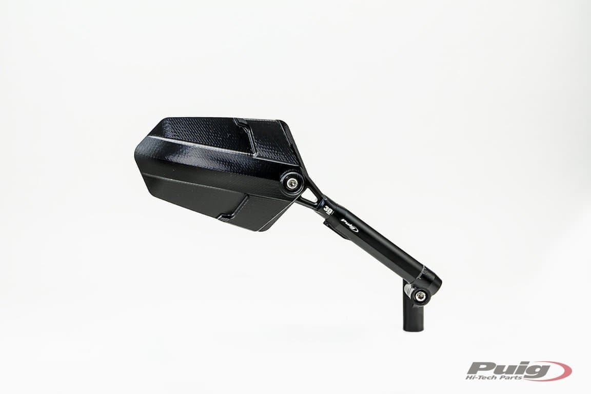 Puig Explorer Mirror Right - M10 Fitment | Black-M010NN-Mirrors-Pyramid Motorcycle Accessories