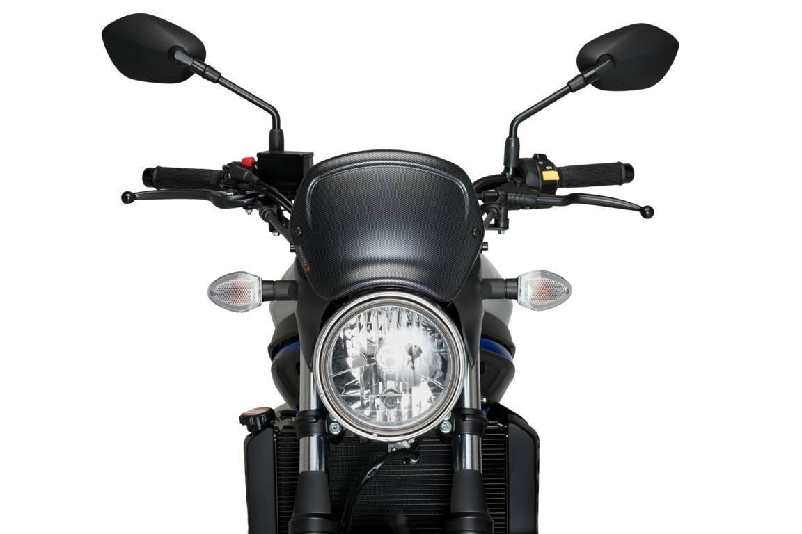 Puig Fly Screen | Matte Black | Suzuki SV650 2016>Current-M3590J-Screens-Pyramid Motorcycle Accessories