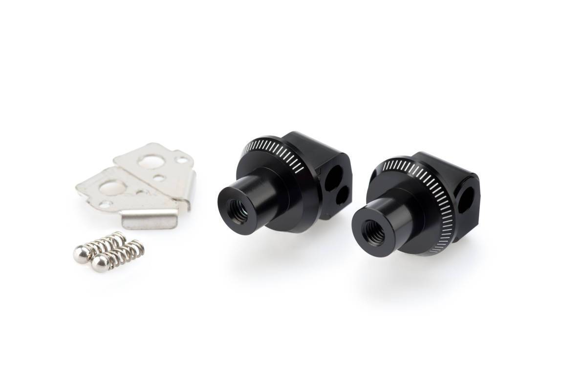 Puig Footpeg Adaptors Passenger | Black | BMW R 1200 GS 2004>2012 -  Shop name