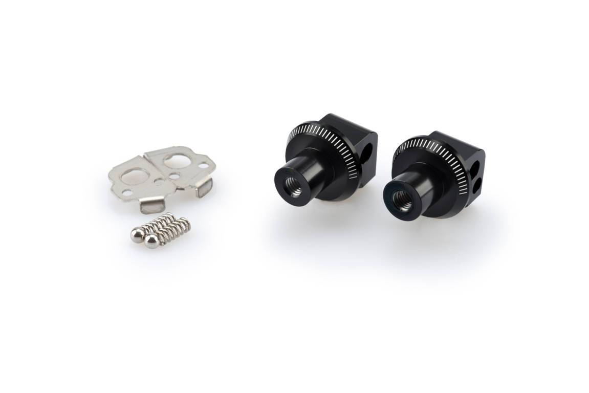 Puig Footpeg Adaptors Passenger | Black | BMW R 1200 GS Adventure 2006>2013 -  Shop name