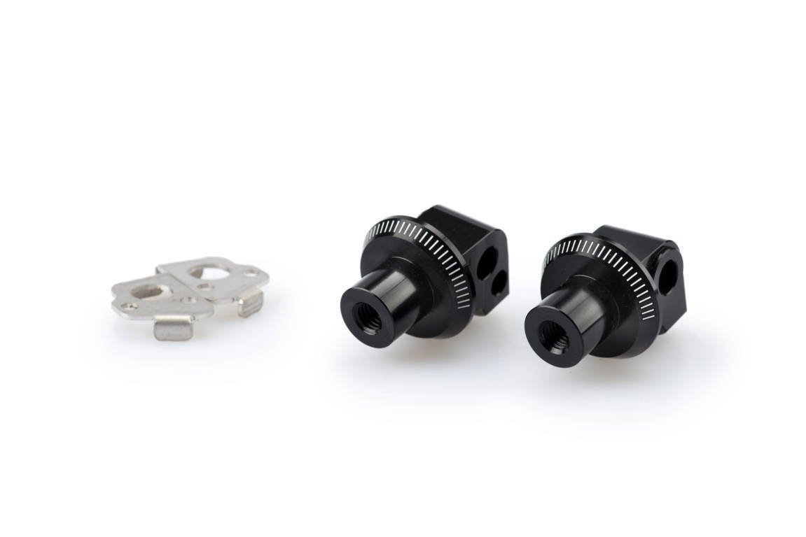 Puig Footpeg Adaptors Passenger | Black | BMW R 1250 GS 2018>2024 -  Shop name