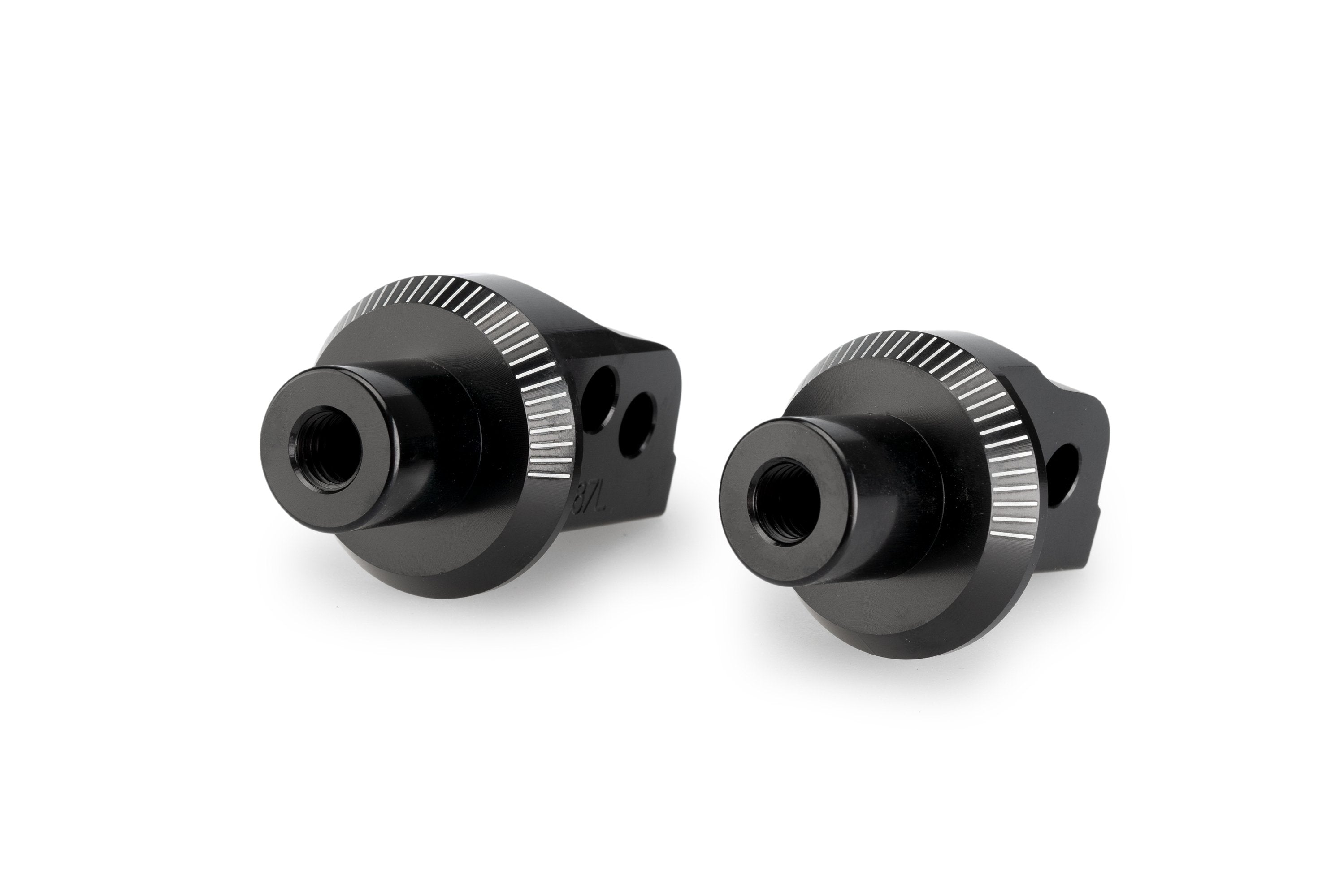 Puig Footpeg Adaptors Passenger | Black | Benelli TRK 702/X 2023>Current -  Shop name