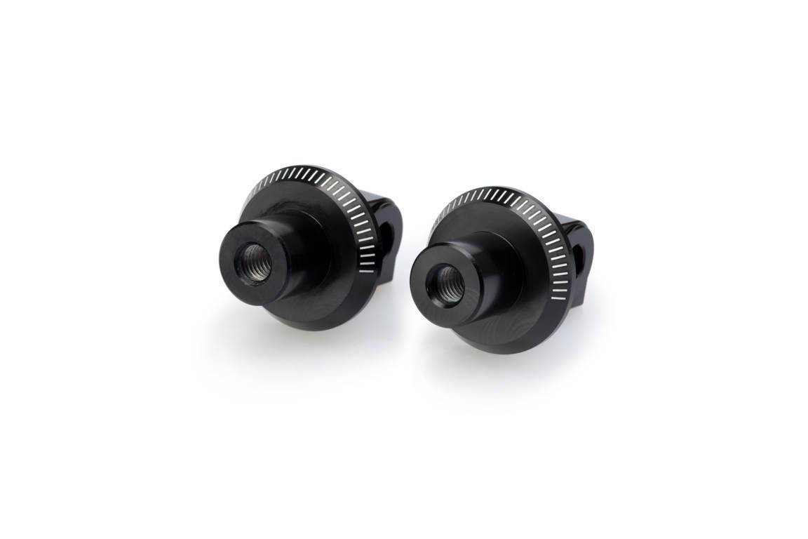 Puig Footpeg Adaptors Passenger | Black | Suzuki GSX-R1000 2017>Current -  Shop name