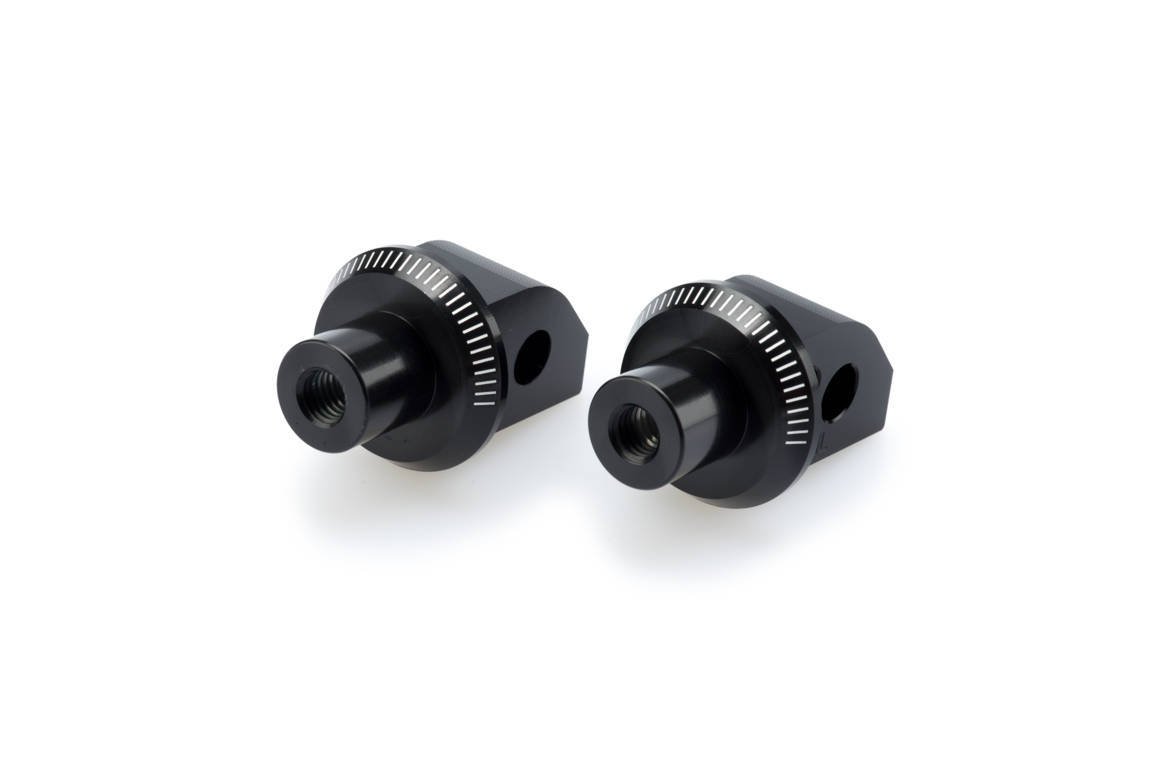 Puig Footpeg Adaptors Passenger | Black | Triumph Scrambler 1200XC 2019>2023 -  Shop name