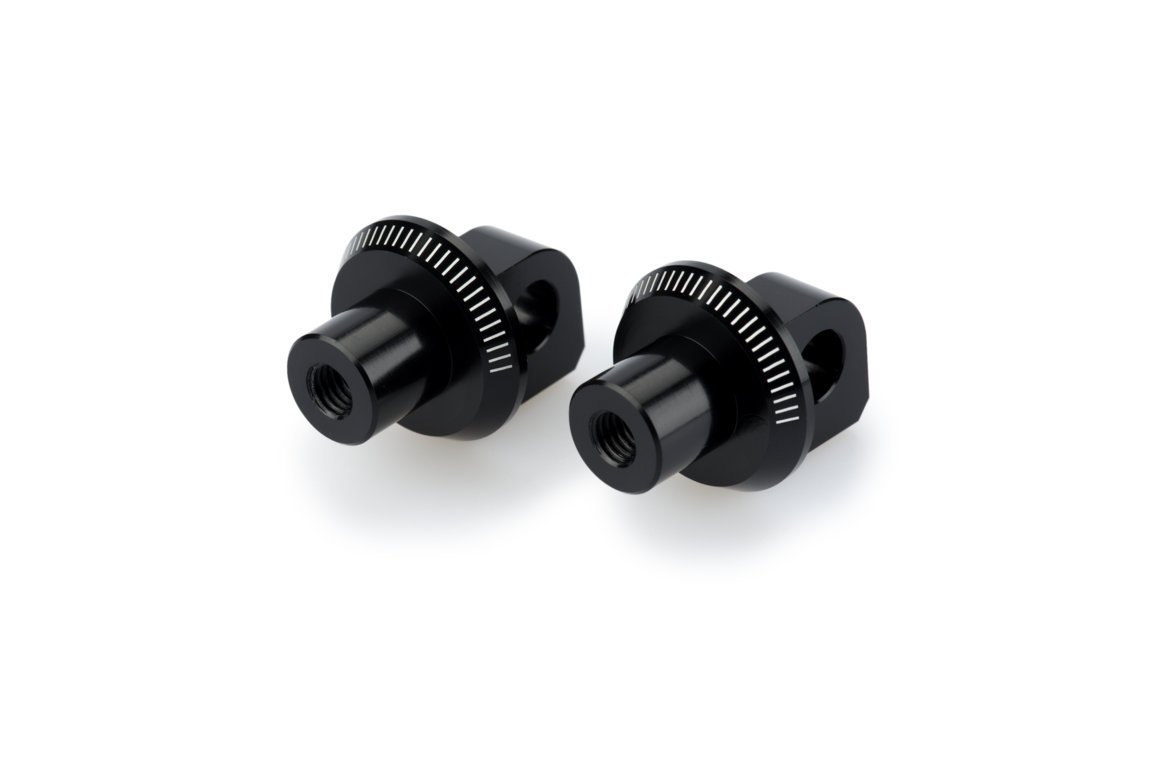 Puig Footpeg Adaptors Rider | Black | Harley Davidson Sportster 1200 Seventy-Two (XL1200V) 2013>2016 -  Shop name