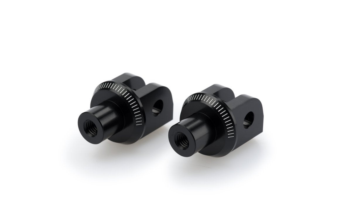 Puig Footpeg Adaptors Rider | Black | Kawasaki ZX10-R SE 2018>2020 -  Shop name