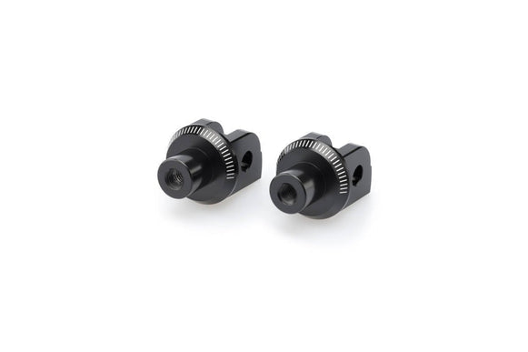 Puig Footpeg Adaptors Rider | Black | Suzuki SV650 2016>Current -  Shop name