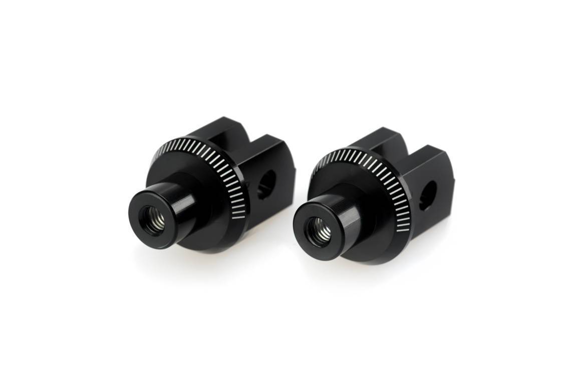 Puig Footpeg Adaptors Rider | Black | Yamaha MT-10 2016>Current -  Shop name