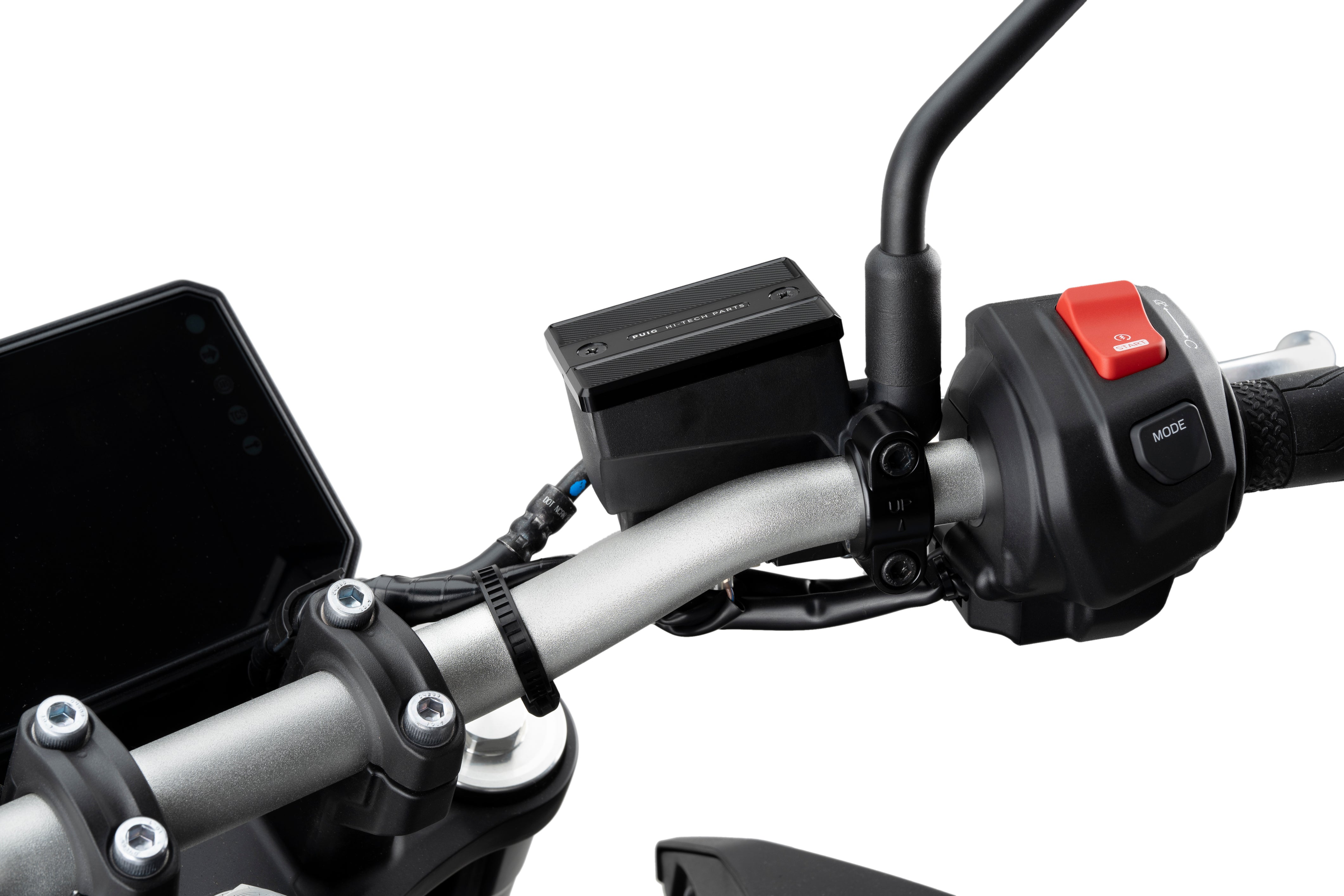 Puig Front Brake Fluid Reservoir Cover | Black | Various Yamaha Models-Reservoir Covers-Pyramid Motorcycle Accessories