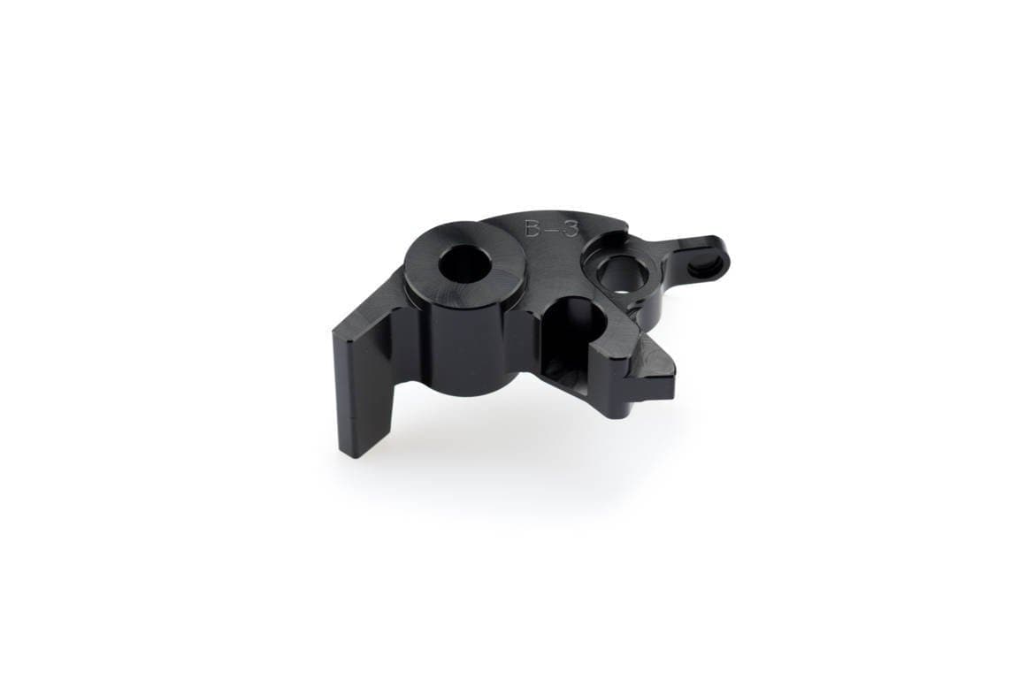 Puig Front Brake Lever Adaptor | Black | Kawasaki Ninja H2 2015>2022-M6141N-Adaptors-Pyramid Plastics