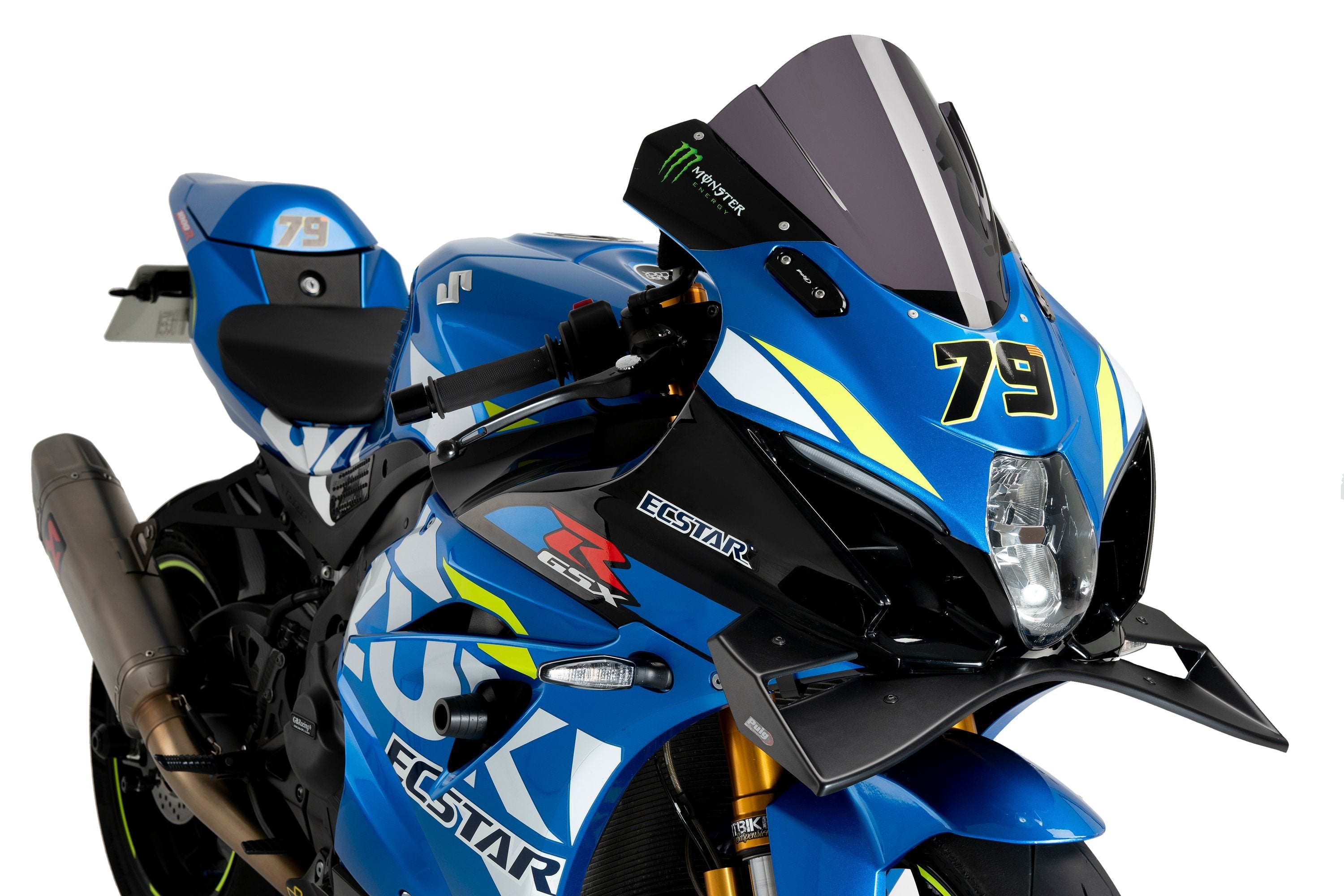 Puig Front Downforce Wings | Matte Black | Suzuki GSXR1000R 2017>2021 -  Shop name