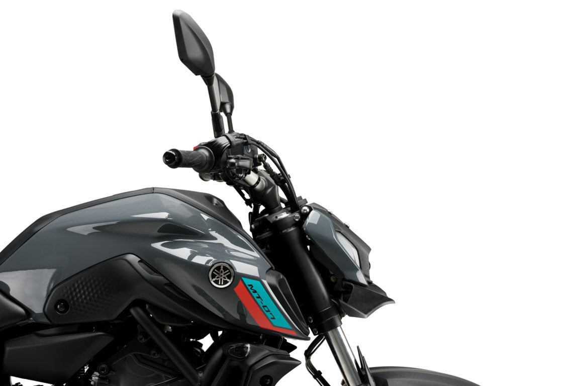 Puig Front Downforce Wings | Matte Black | Yamaha MT-07 2021>2024 -  Shop name