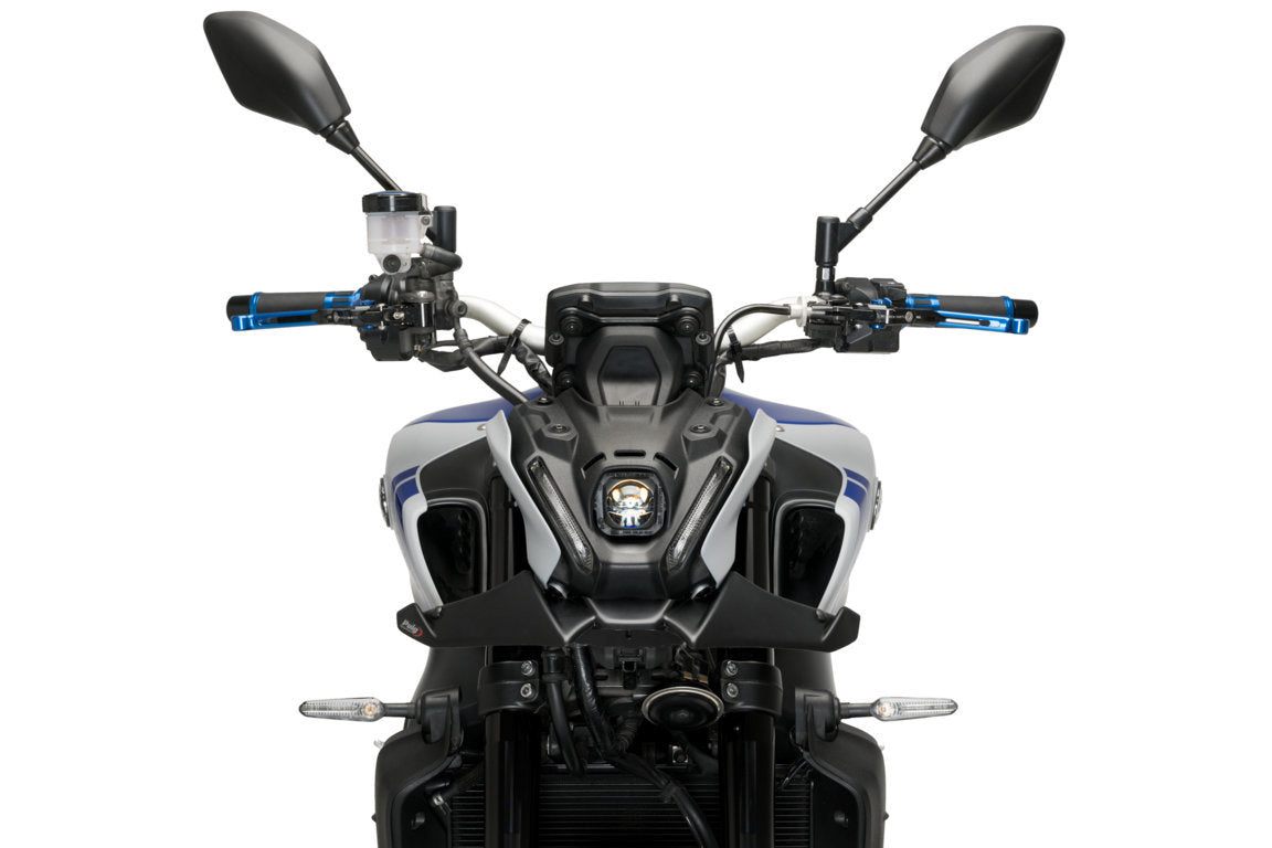 Puig Front Downforce Wings | Matte Black | Yamaha MT-09/MT-09 SP 2021>2023 -  Shop name
