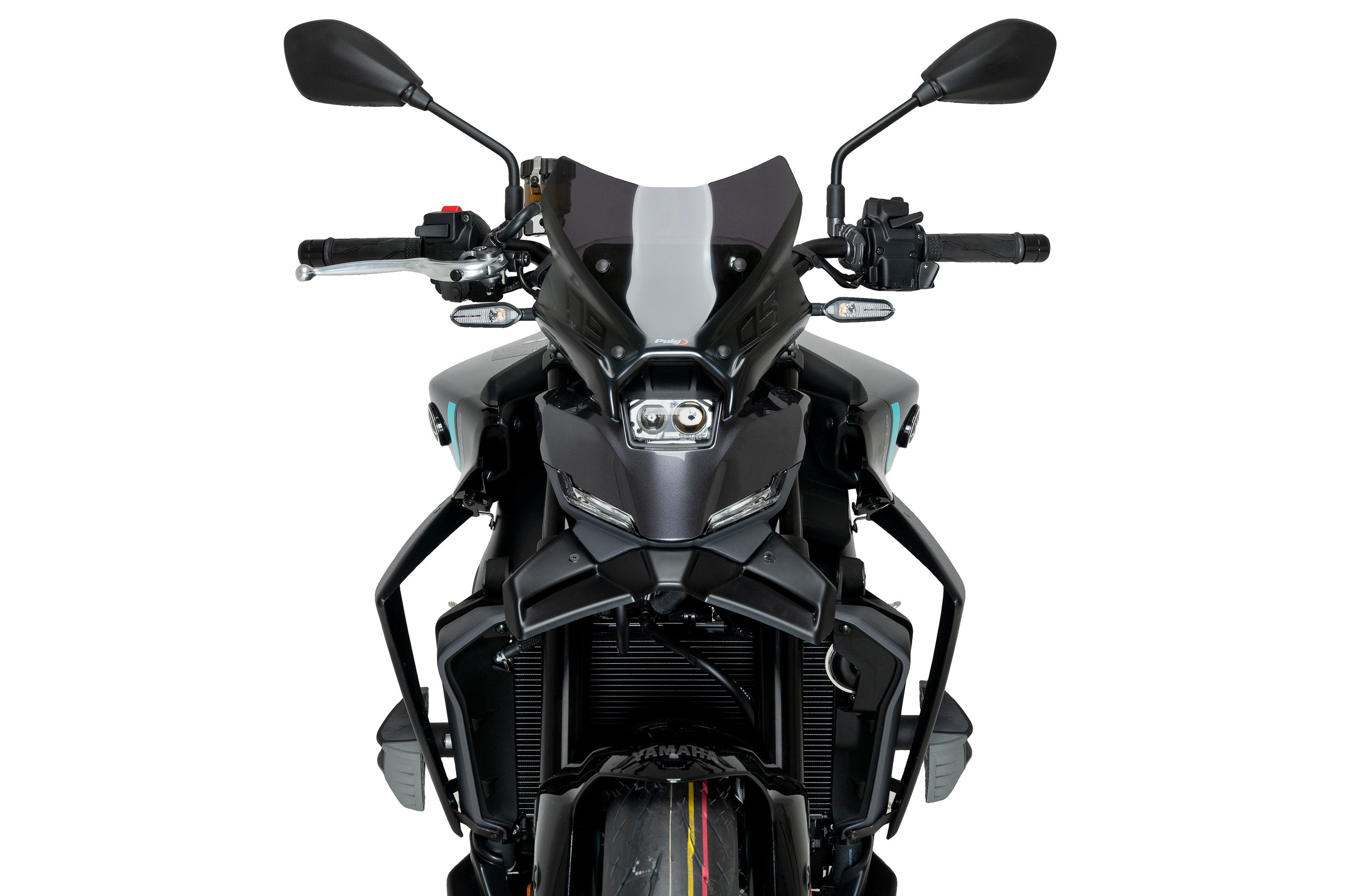 Puig Front Downforce Wings | Matte Black | Yamaha MT-09/SP 2024>Current -  Shop name