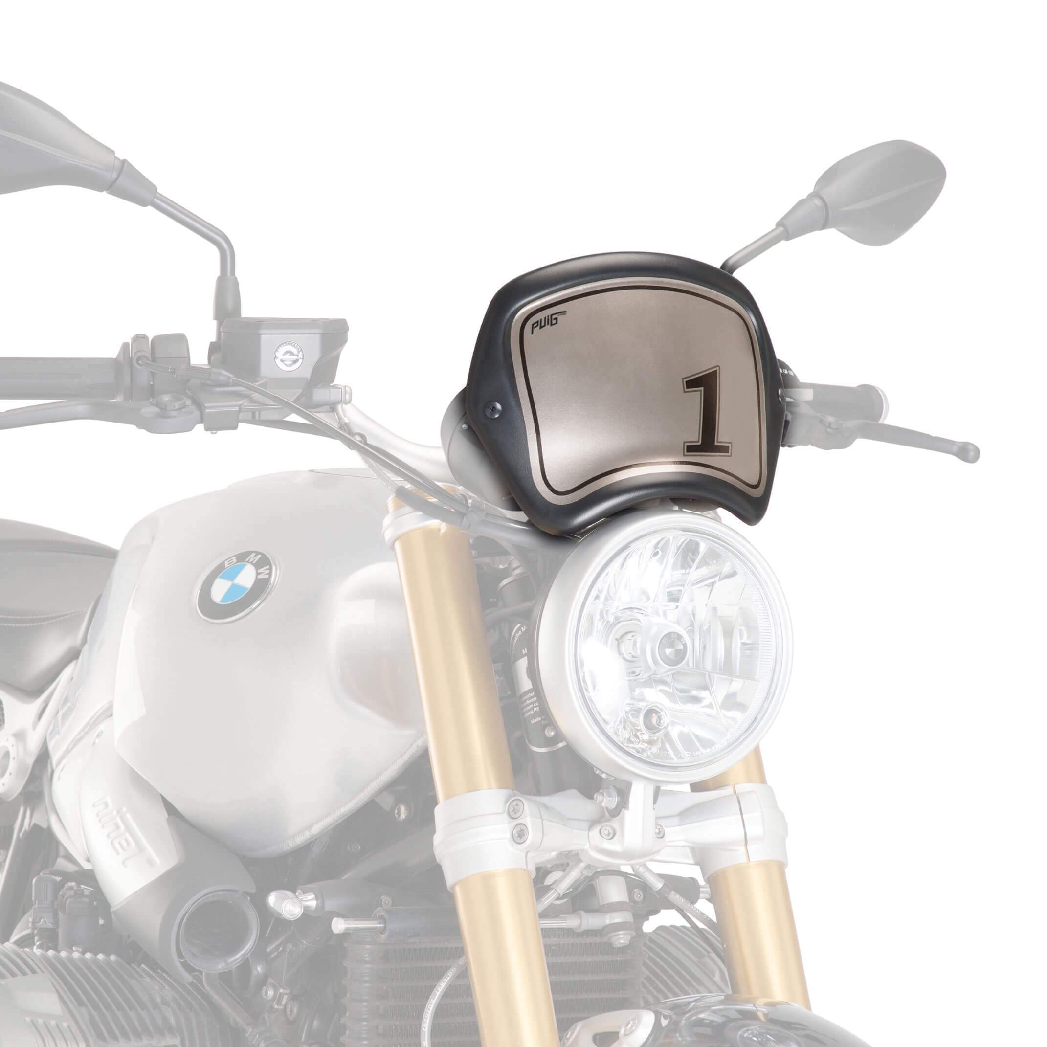 Puig Front Number Board | Matte Black | BMW R nineT 2014>2024 -  Shop name