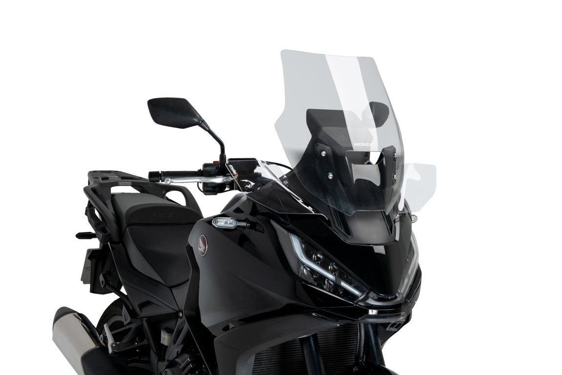 Puig Front Upper Deflectors | Clear | Honda NT1100 2022>Current -  Shop name