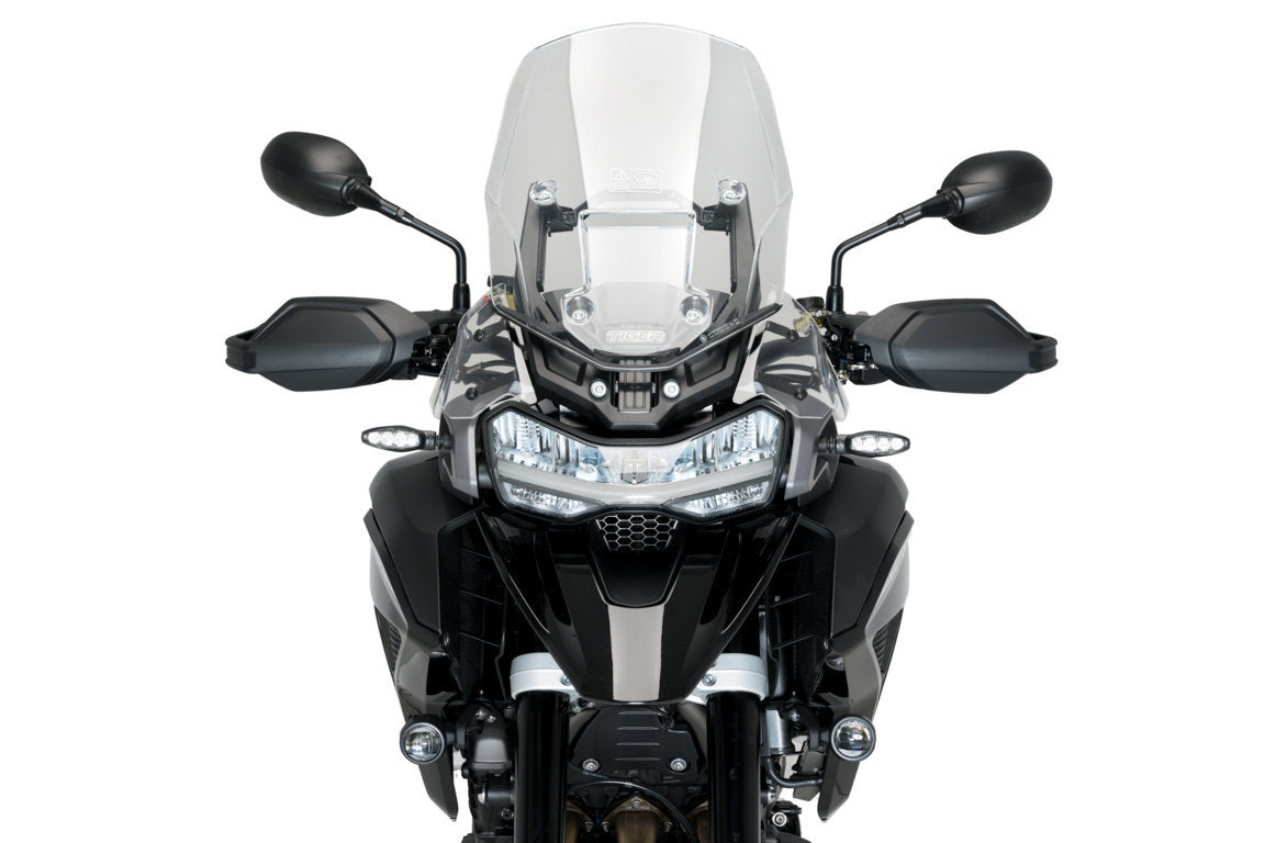 Puig Front Upper Deflectors | Clear | Triumph Tiger 1200 2022>2023 -  Shop name