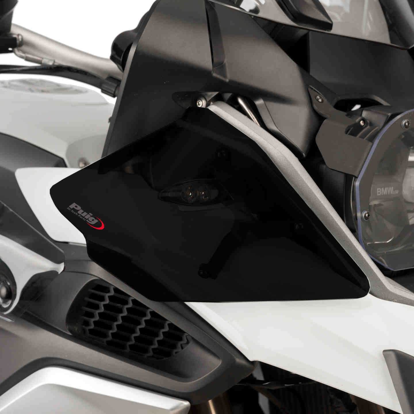 Puig Front Upper Deflectors | Dark Smoke | BMW R 1200 GS Rallye/Exc 2017>2018 -  Shop name