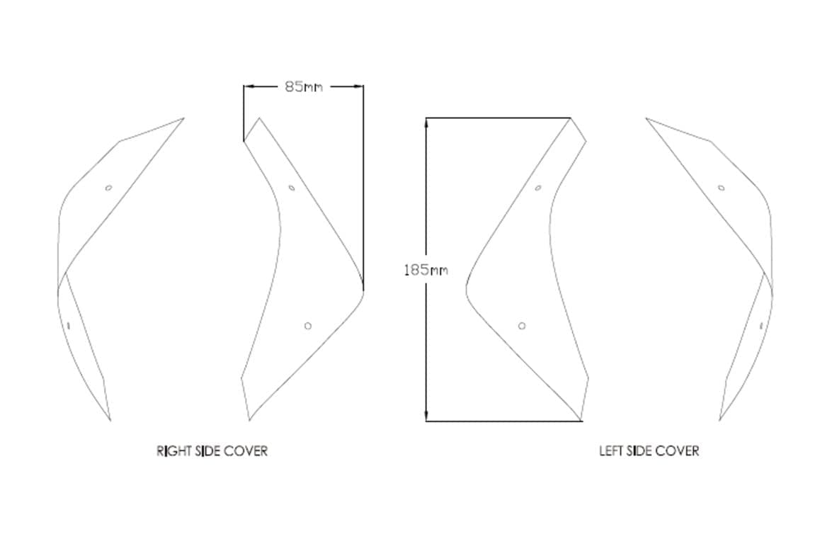 Puig Front Wind Deflectors | Dark Smoke | Honda CRF 1100 L Africa Twin Adventure Sports 2020>2023 -  Shop name