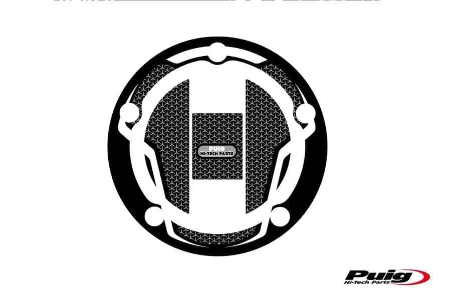Puig Fuel Cap Cover | Grey | Suzuki GSX-S 1000 2015>2016 -  Shop name