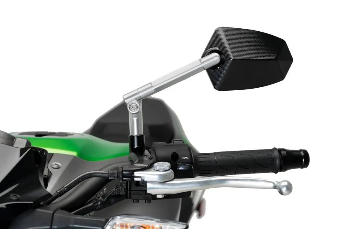 Puig GT.1 Mirror Left - M10 Fitment | Aluminium/Black -  Shop name