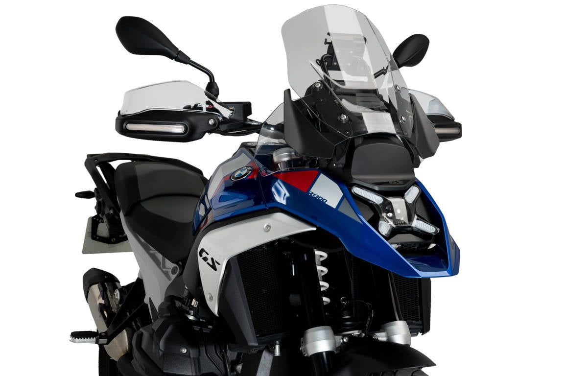 Puig Handguard Extensions | Clear | BMW R1300GS 2023>Current-M21898W-Handguard Extensions-Pyramid Motorcycle Accessories