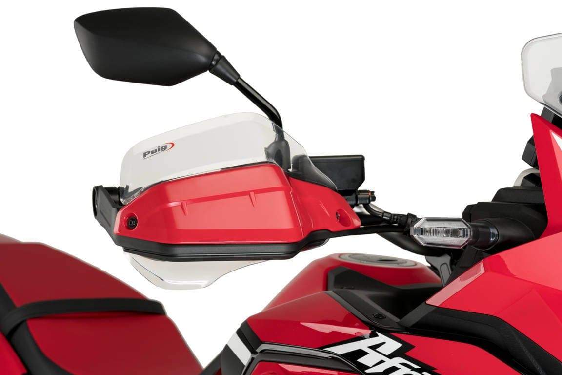 Puig Handguard Extensions | Clear | Honda X-Adv 2021>Current-M3824W-Handguard Extensions-Pyramid Motorcycle Accessories