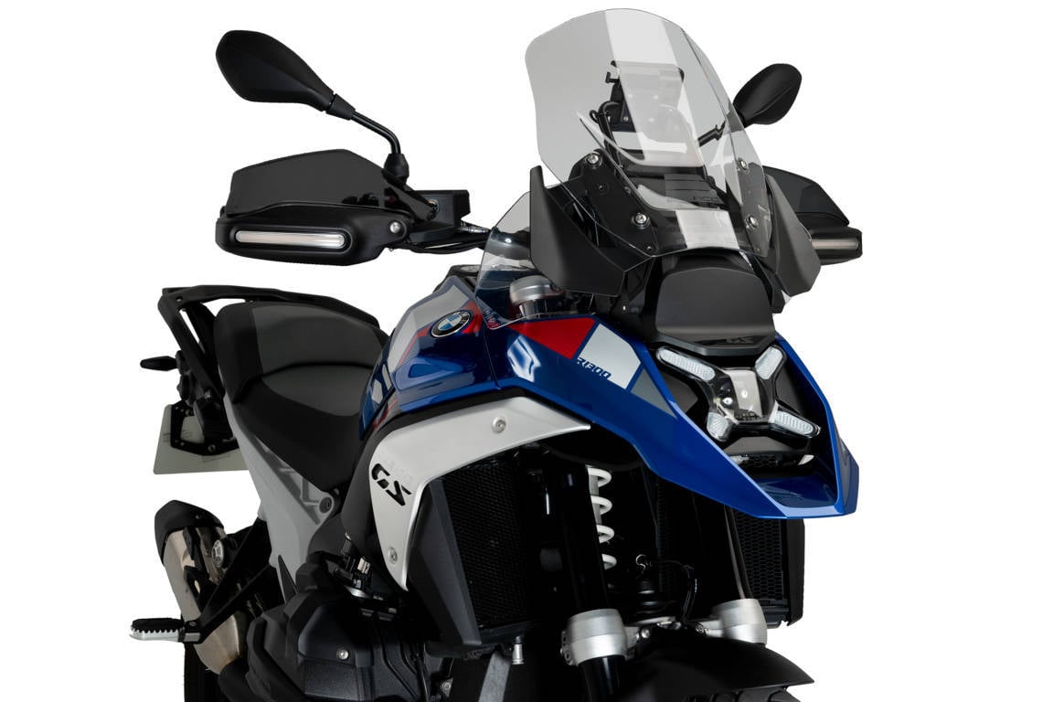 Puig Handguard Extensions | Dark Smoke | BMW R1300GS 2023>Current-M21898F-Handguard Extensions-Pyramid Motorcycle Accessories