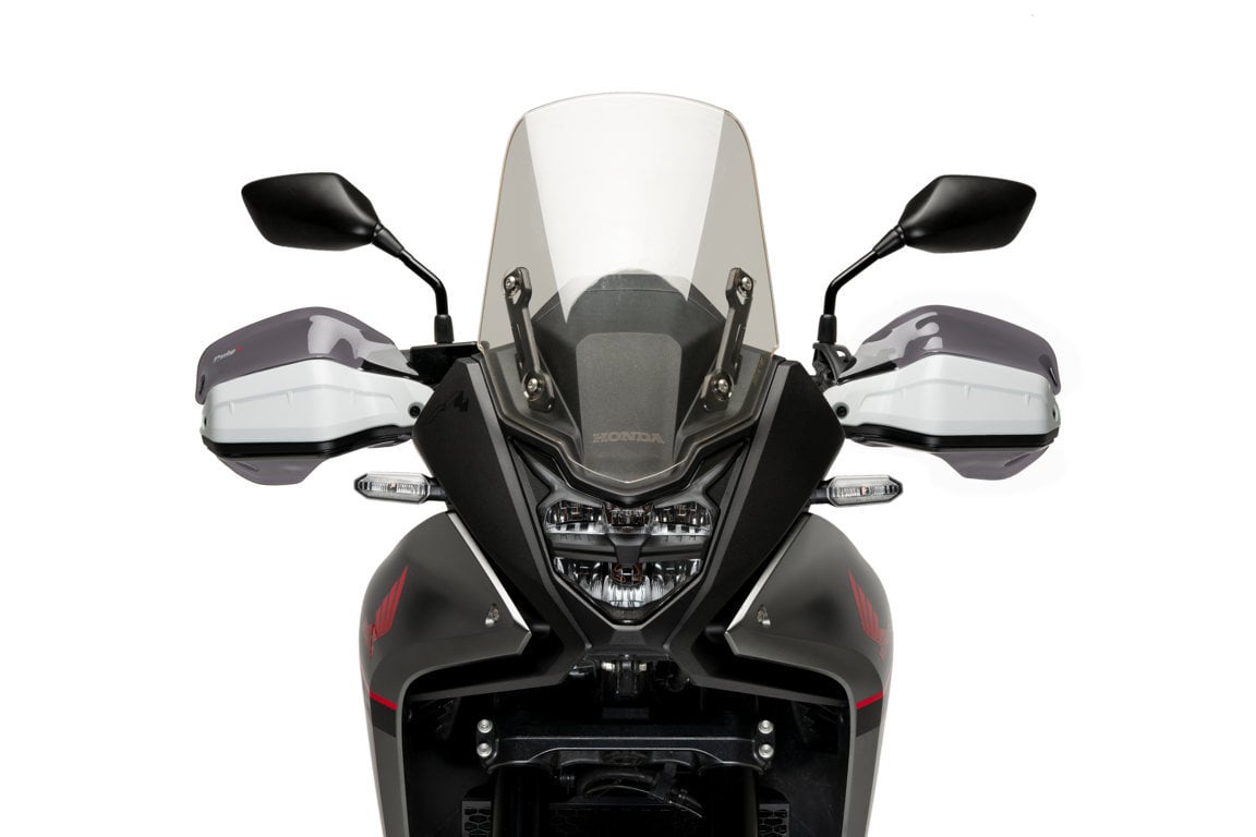 Puig Handguard Extensions | Dark Smoke | Honda XL750 Transalp 2023>Current-M21771F-Handguard Extensions-Pyramid Motorcycle Accessories