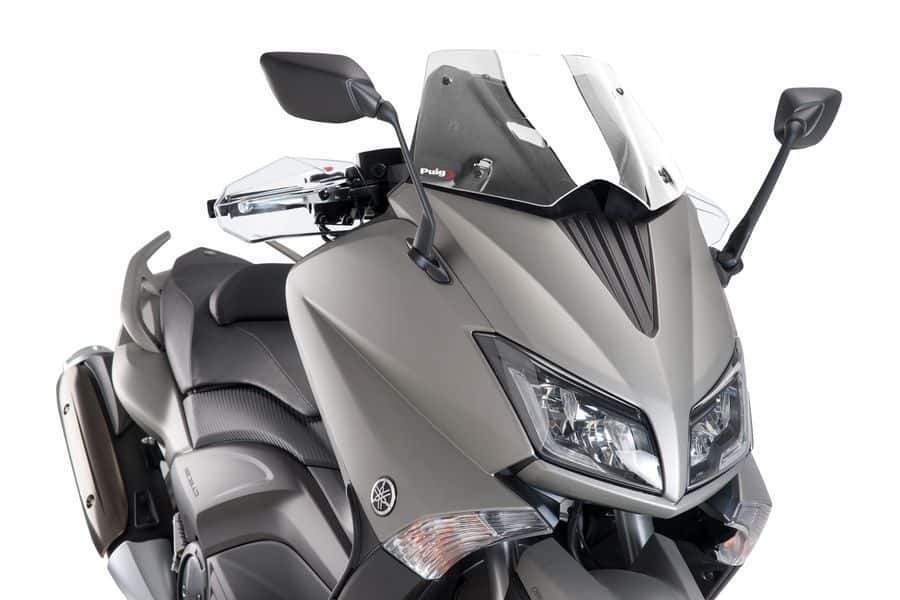 Puig Handguards | Clear | Yamaha TMAX 530 2012>2016-M8200W-Handguards-Pyramid Motorcycle Accessories