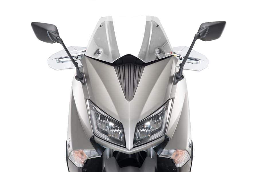 Puig Handguards | Clear | Yamaha TMAX 530 2012>2016-M8200W-Handguards-Pyramid Motorcycle Accessories