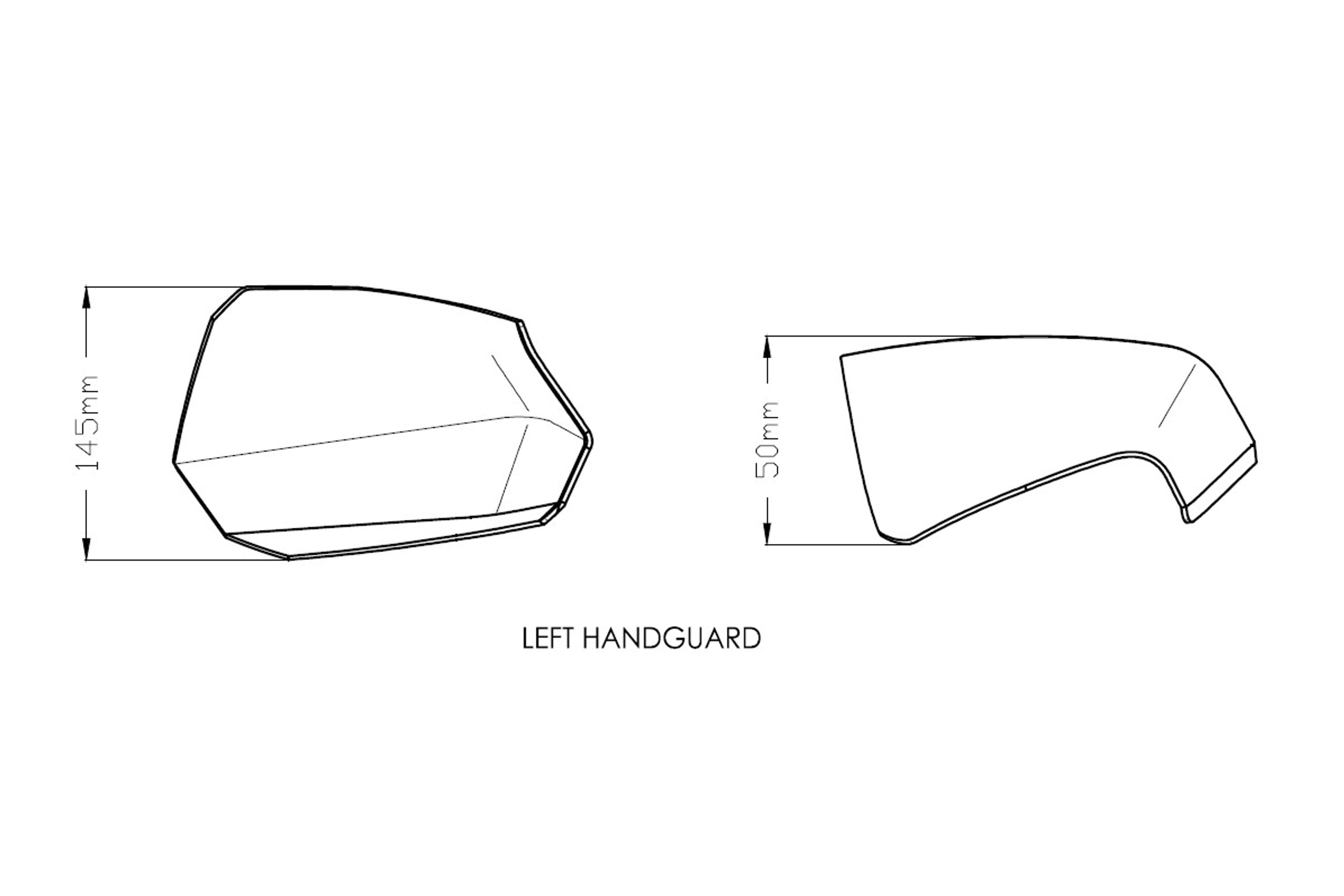 Puig Handguards | Dark Smoke | Yamaha TMAX 560 2022>Current-M3488F-Handguards-Pyramid Motorcycle Accessories