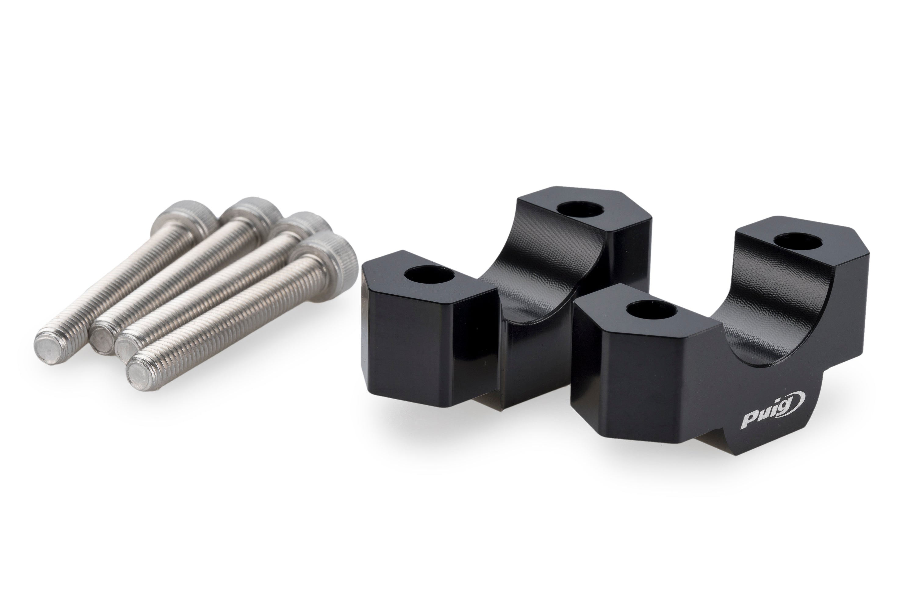 Puig Handlebar Risers - 20mm Rise | Black | BMW F900GS/Adv 2024>Current -  Shop name
