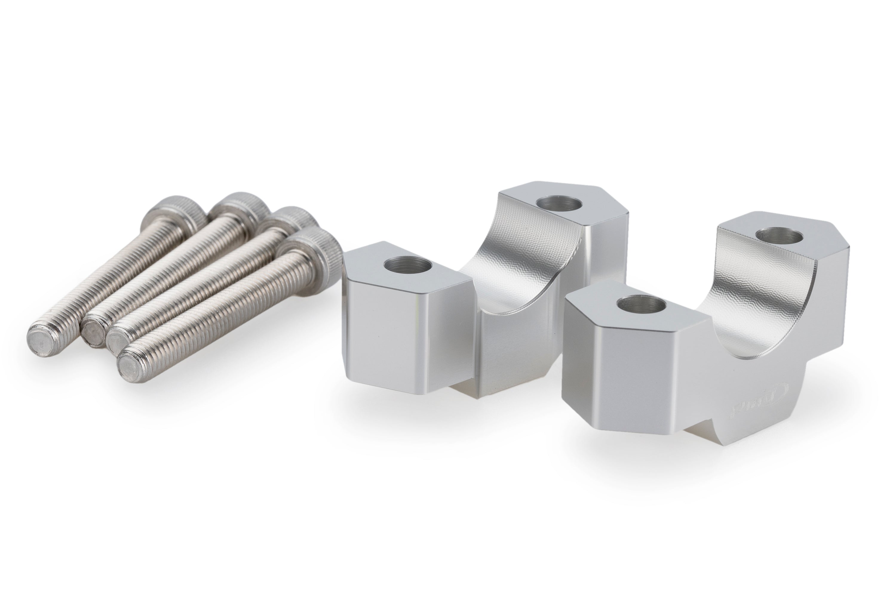 Puig Handlebar Risers - 20mm Rise | Silver | BMW F900GS/Adv 2024>Current -  Shop name
