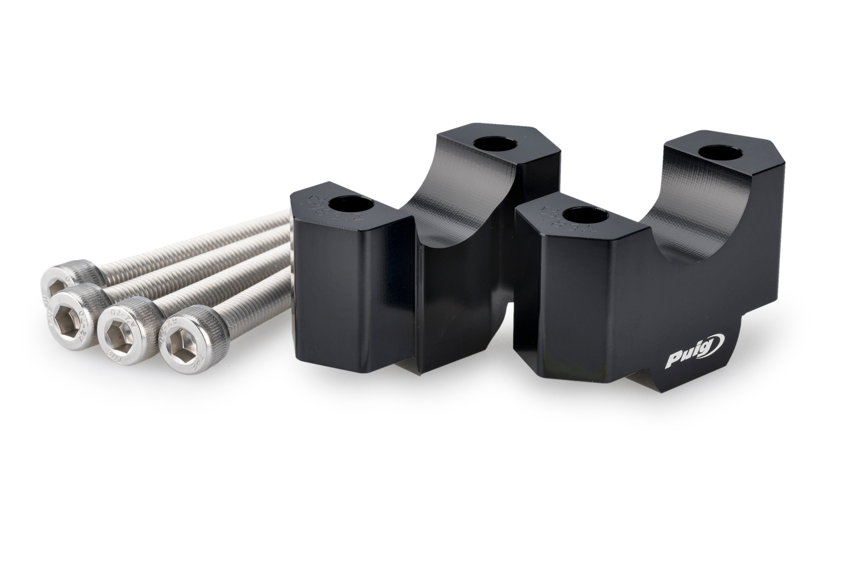 Puig Handlebar Risers - 30mm Rise | Black | BMW F 900 GS 2024>Current -  Shop name