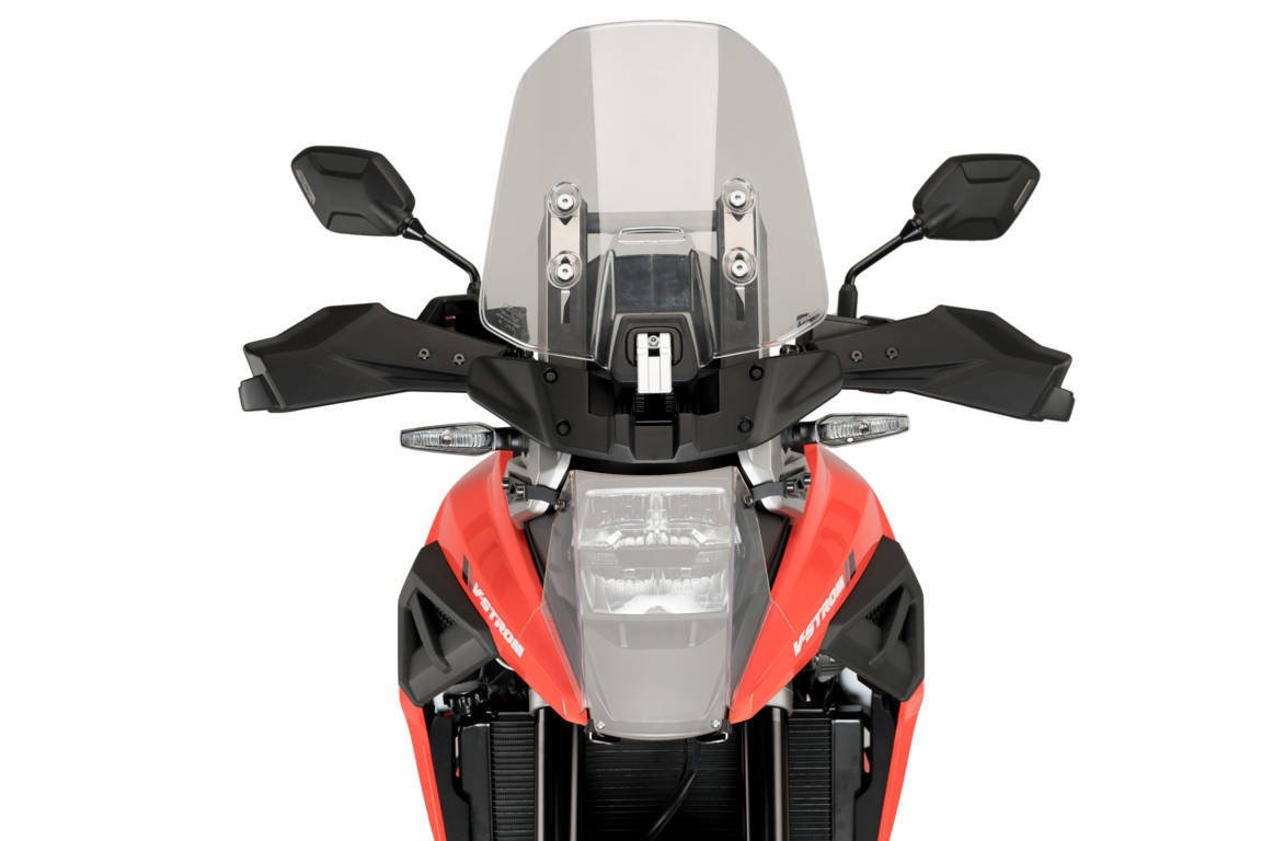 Puig Headlight Guard | Clear | Suzuki V-Strom 1050XT 2020>Current-Headlight Protection-Pyramid Motorcycle Accessories