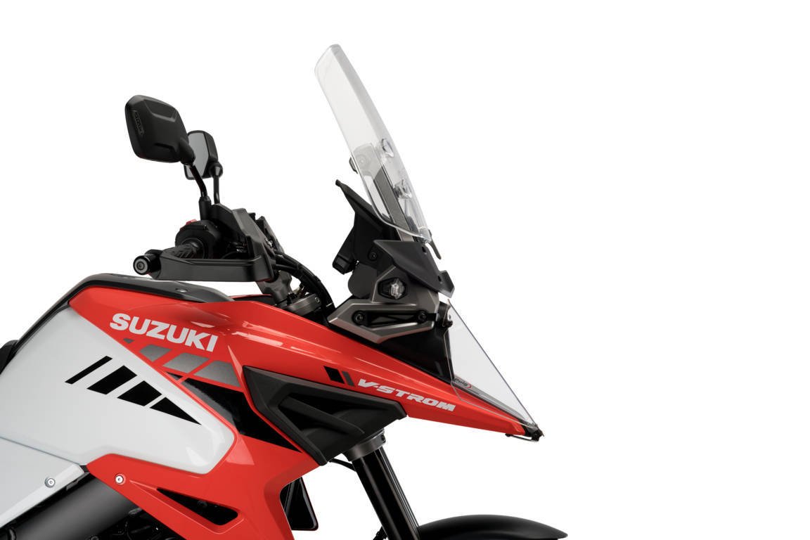 Puig Headlight Guard | Clear | Suzuki V-Strom 1050XT 2020>Current-Headlight Protection-Pyramid Motorcycle Accessories