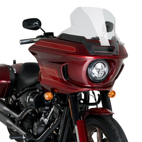 Puig High-Road Touring Screen | Clear | Harley Davidson Softail Low Ri